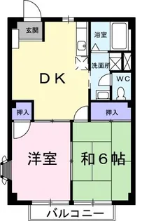 フォーシティ小川【1階】の間取り
