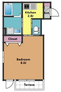 Lynn’s House【1階】の間取り