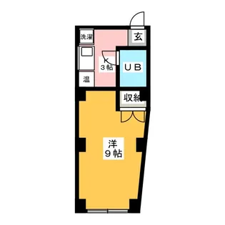 平和コーポ【4階】の間取り