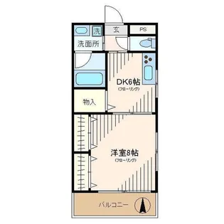 東京都新宿区西新宿5【マンション】の間取り