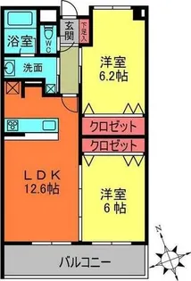 グラヴィエ【1階】の間取り