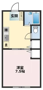 グリーンヒル山手【1階】の間取り