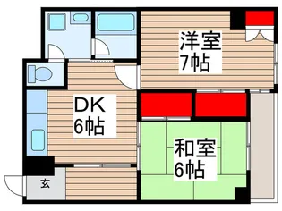 ヴォワール国府台【5階】の間取り