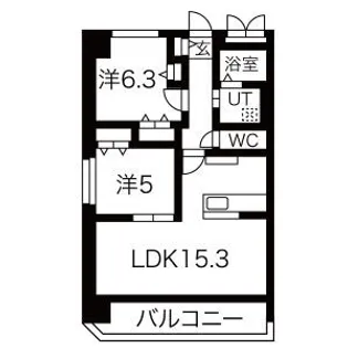 Lotus覚王山【8階】の間取り