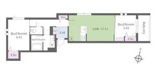 フルハウス【2階】の間取り