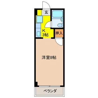 レークヒル小森【1階】の間取り