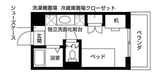 KDXレジデンス八王子大塚【2階】の間取り