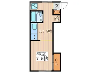 諸星荘【2階】の間取り