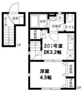 サンハイムミツフジ【2階】の間取り
