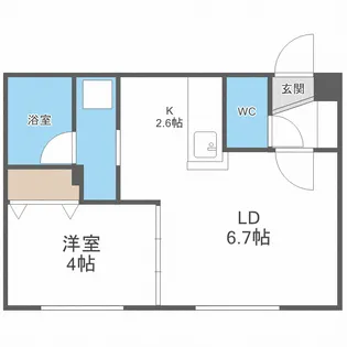 Choice Residence 美園4-3【2階】の間取り