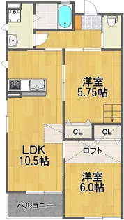 Carrera【2階】の間取り