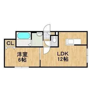CANAAN住吉【2階】の間取り