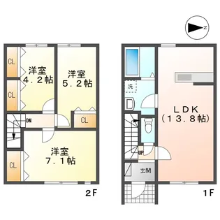 ノワール・ブランの間取り