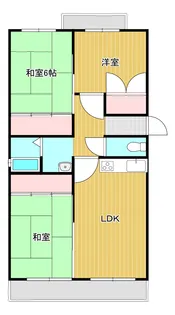 アミティエ五泉【2階】の間取り