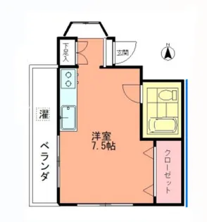 メゾン丸創【3階】の間取り