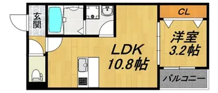 LE COCON 甚目寺II【1階】の間取り