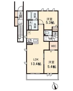 パックスヴィータ【2階】の間取り