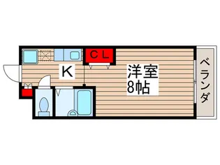 ピュアパレス江戸川台【1階】の間取り