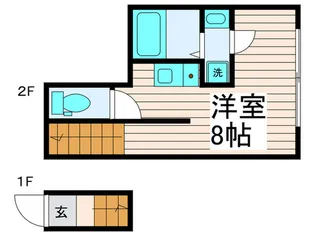プライムコート西新井【2階】の間取り