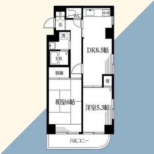 ビューライフヨコスカ【3階】の間取り