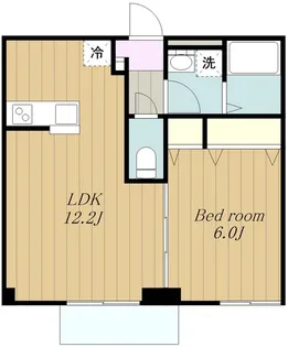 ルミナス クレ【3階】の間取り