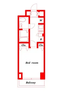 Cassia Kawasaki Residence【4階】の間取り