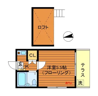 レオパレス田無第2【1階】の間取り