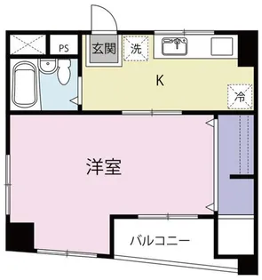 ビューパレス滝山【2階】の間取り