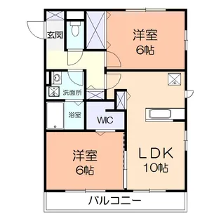 リヴィエール湘南B【3階】の間取り