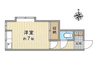 サンライズ明和【1階】の間取り