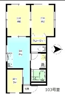 春風館【1階】の間取り