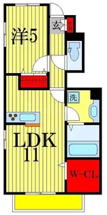 エスポワールK【1階】の間取り