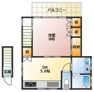 CORNER N 2【2階】の間取り