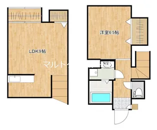 クラリス D棟【1階】の間取り