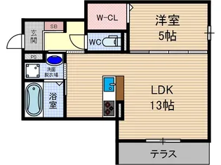 Daiwa City Takatsuki【3階】の間取り