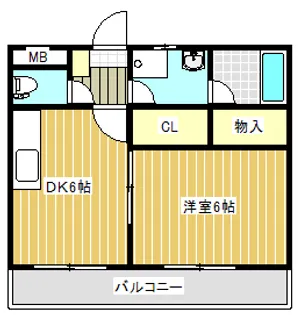 メゾンZ伏見【3階】の間取り