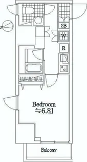 スパシエ八王子クレストタワー【5階】の間取り