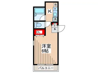 ガ-デンヒルズ大塚【2階】の間取り
