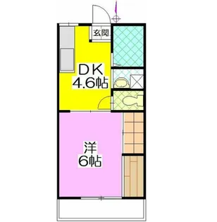 ヴィヴァース絹の台A【2階】の間取り