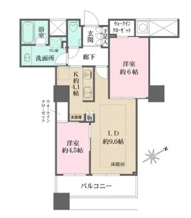三田ガーデンヒルズ ノースヒル【5階】の間取り