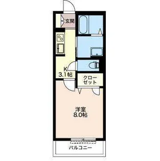 セピアコート N棟【2階】の間取り