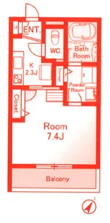 シャーメゾンゆめが丘壱番館【3階】の間取り