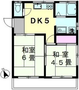 コーポ幸(上柚木)【2階】の間取り