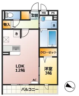 REGALO【1階】の間取り