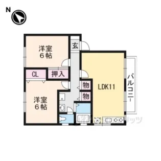 ルシオール1【1階】の間取り
