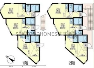 ユナイトMs one【2階】の間取り