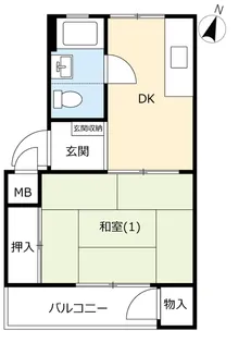 UR公田町【3階】の間取り