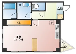 CORNER N【3階】の間取り
