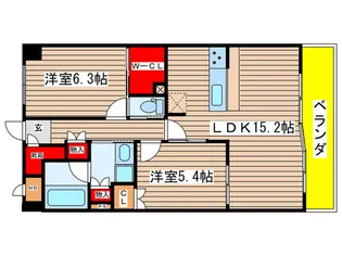 Famille Centre【2階】の間取り