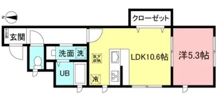メゾン・ササキ【1階】の間取り